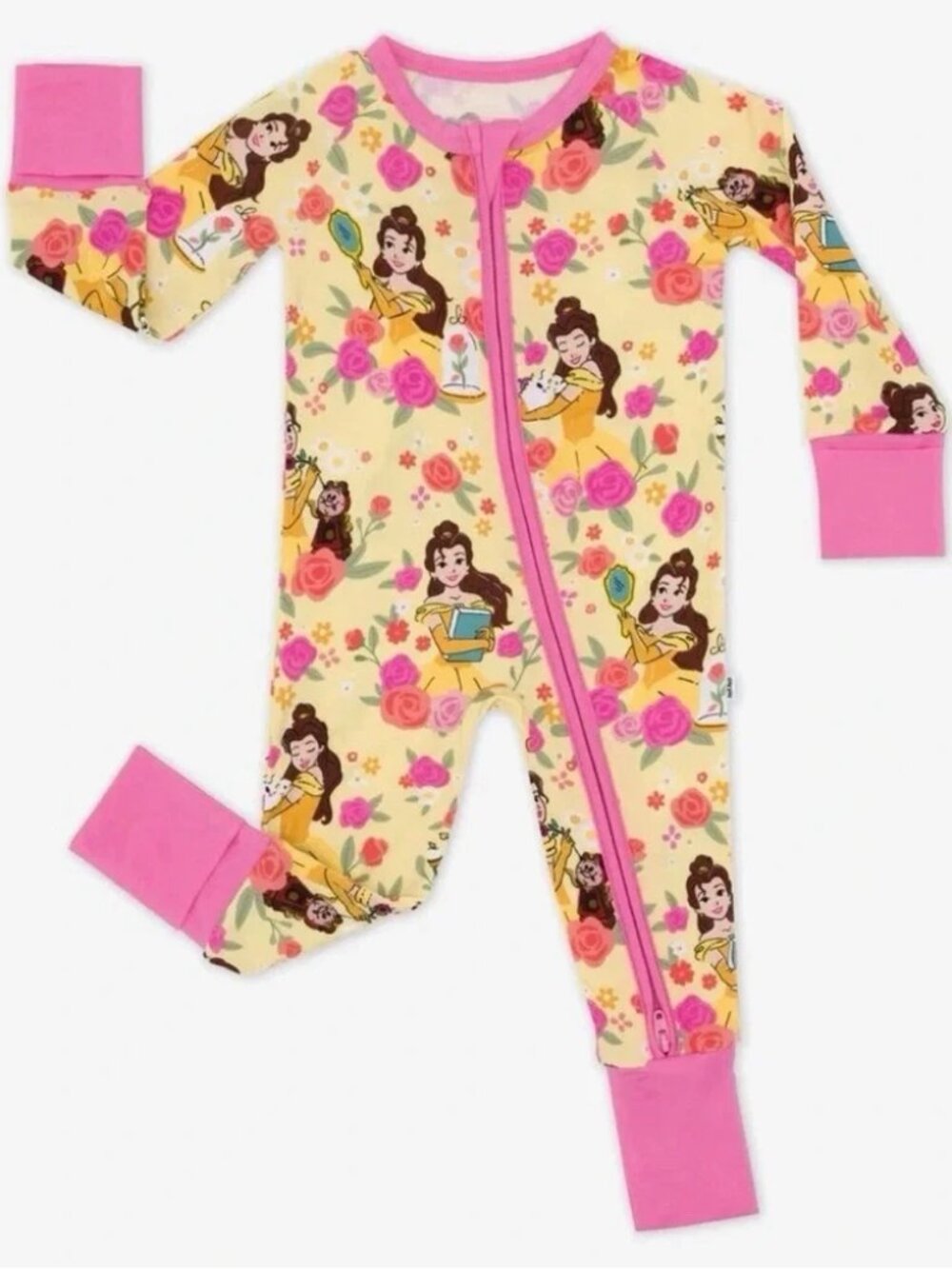 Little Sleepies Disney Princess Belle Zippy 18-24 months